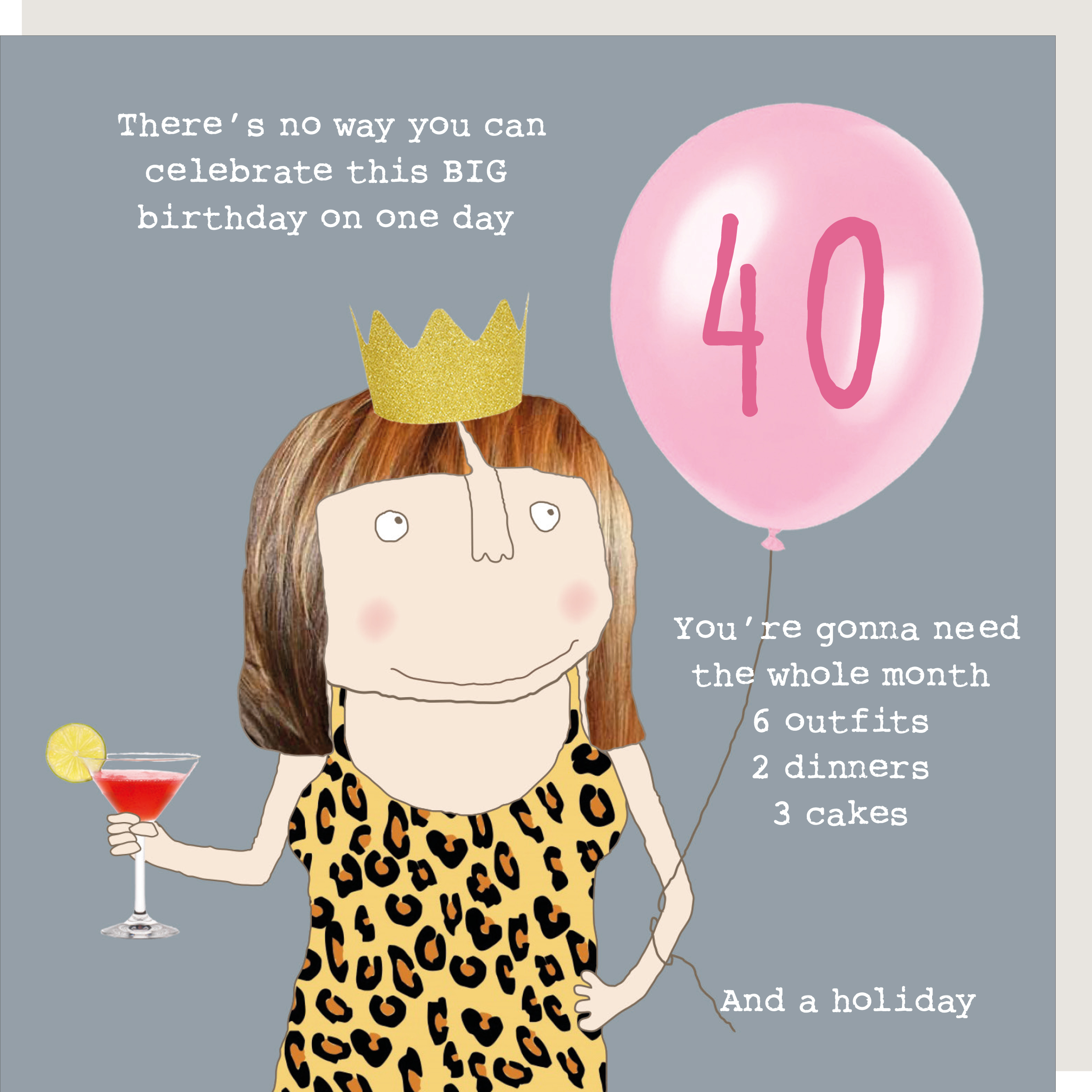 you-re-only-40-once-funny-40th-birthday-card-by-wordplay-design